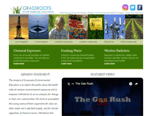 Tablet Screenshot of grassrootsinfo.org